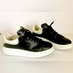 Alexander Mcqueen Oversized Black White Sneaker sz 12
